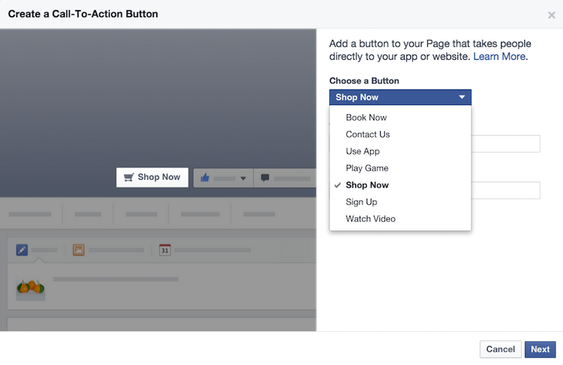 Create a Call-to-Action Button on Facebook