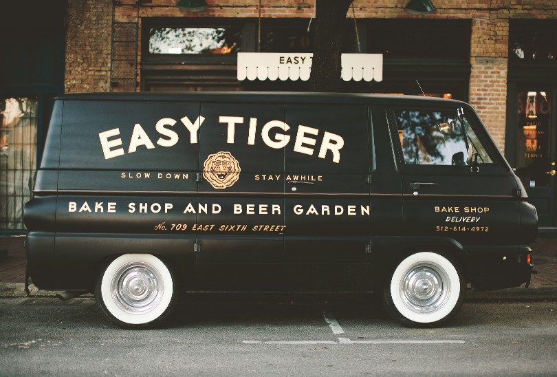 Brand Identity - Easy Tiger Van Austin TX
