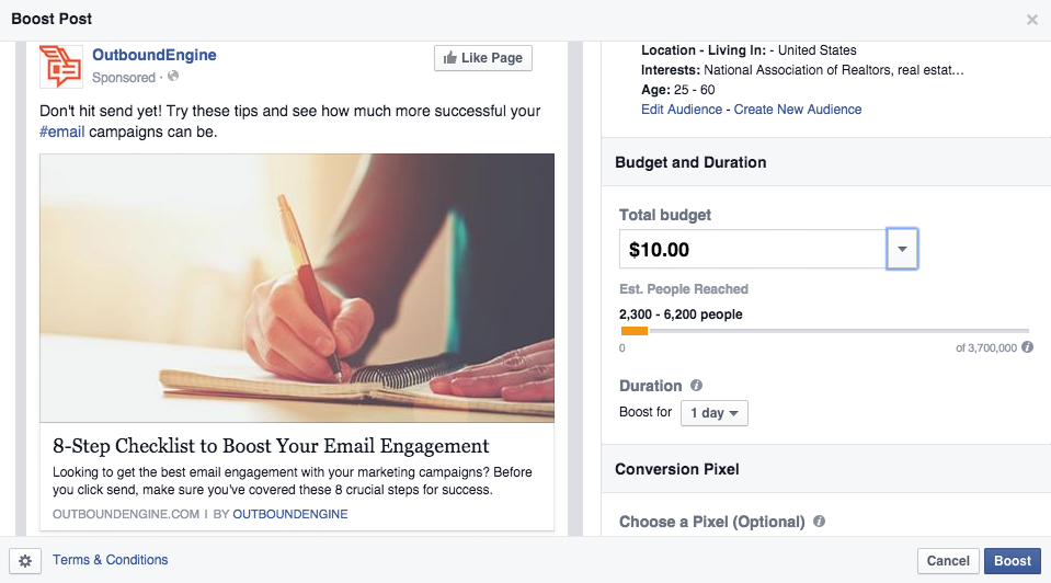 How to Boost Promote a Post on Facebook