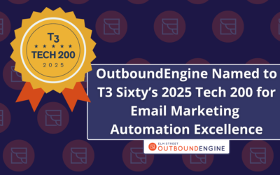 OutboundEngine Named to T3 Sixty’s 2025 Tech 200 for Email Marketing Automation Excellence